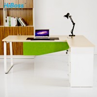 【HiBoss】办公家具办公桌时尚现代老板桌组合板式经理主管桌,【H