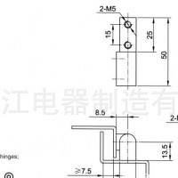 上海练江 CL204-3F  电柜铰链 电柜门锁 工业铰链 柜铰链